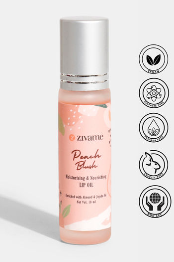 Buy Zivame Moisturising Peach Blush Lip Oil - 10 ml